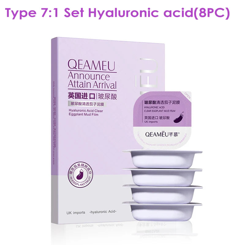 Bioaqua Mud Facial Mask Cleansing Centella Moisturizing Mask Oil-Control Acne Relief Smear Face Mask Boxed Face Skin Care